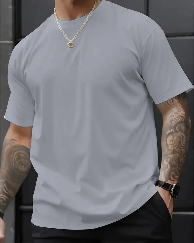 3D Digital Printing Printed Loose Short Sleeve Round Neck T-shirt