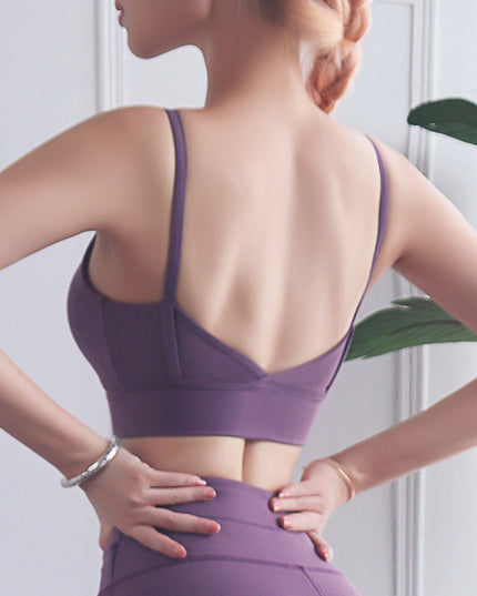 Breathable sports bra women