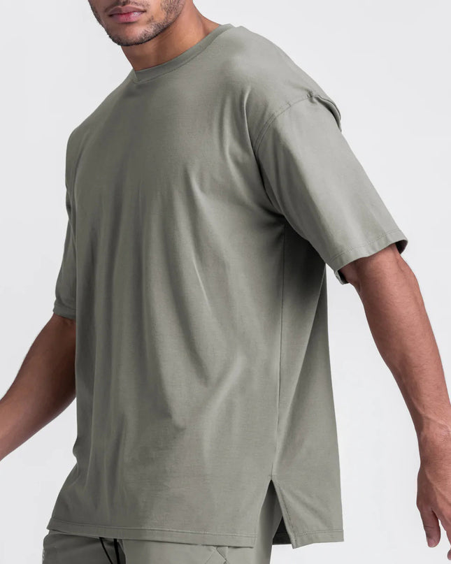 Plus Size Loose Exercise T-shirt Male