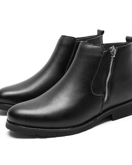leather formal shoes for men big size shoes men fas