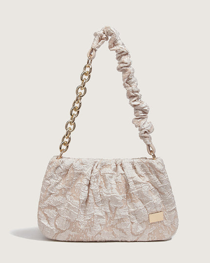 One Shoulder Messenger Chain Cloud Bag