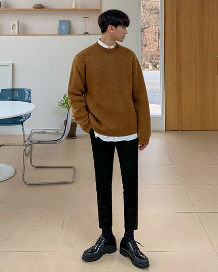 High-end Sweater Men's Korean-style Fashion Loose