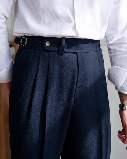 British Men Business Casual Pants