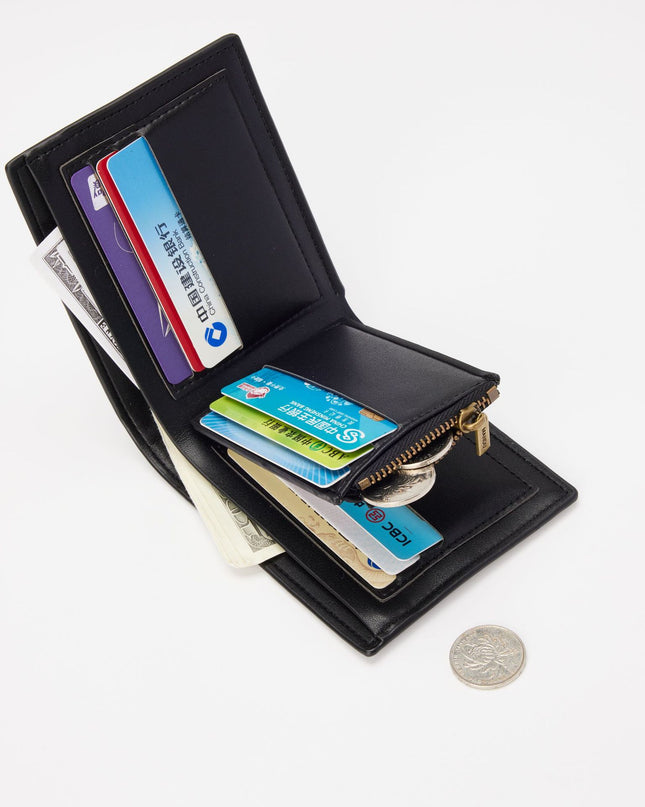 Men's Wallet Casual Cross Pattern