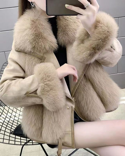 Fur Women's Fur Imitation Fox Fur Jacket
