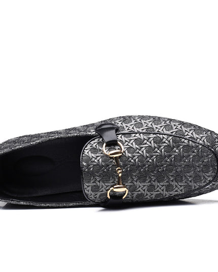 Low collar foot business casual leather shoes
