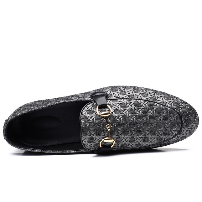 Low collar foot business casual leather shoes