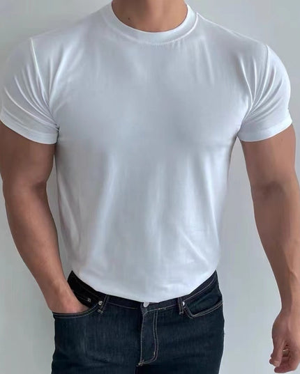 Slim Fit And Quick-drying Short-sleeved Slimming Bottoming Shirt All-matching Running