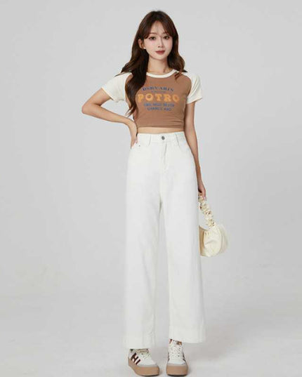Cool Thin High Waist Loose Wide Leg Pants