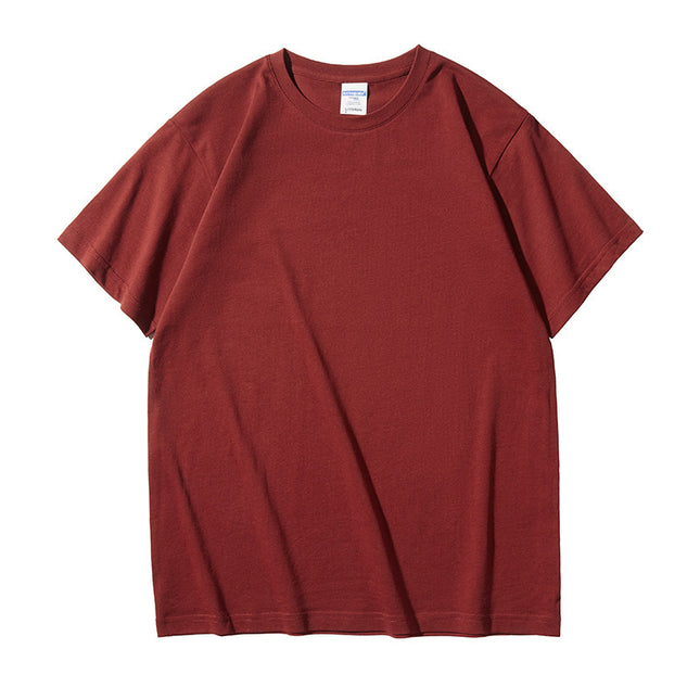 Double Yarn Combed Cotton 210g Blank Light Board T-shirt