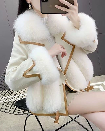 Fur Women's Fur Imitation Fox Fur Jacket