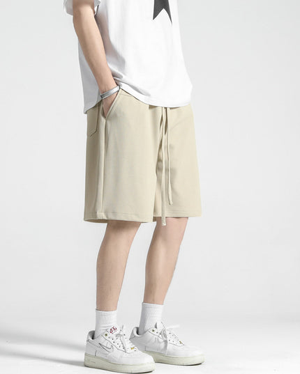Men's Drawstring Loose Straight Pants