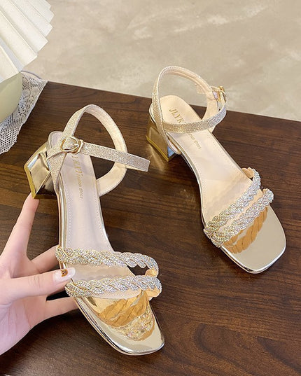 High-heeled Sandals New Thick Heels