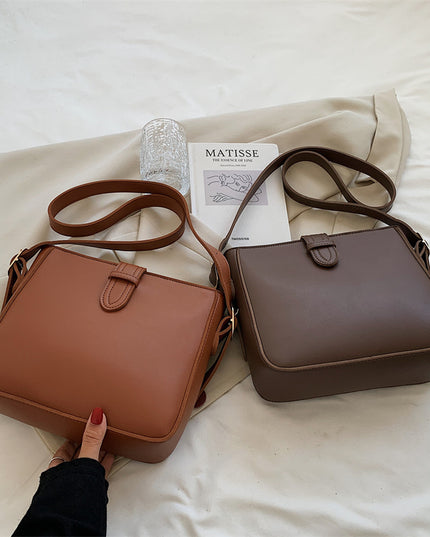 Fashion Large Capacity Shoulder Messenger Commuter Bucket Bag