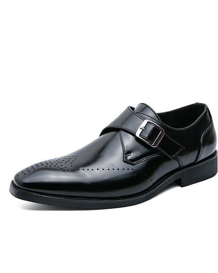 Plus Size Autumn Leisure Men's Breathable Leather Shoes