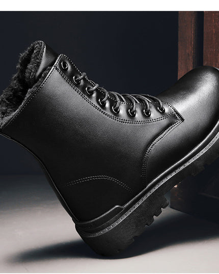 Martin Boots Men's Shoes Velvet Thermal And Thickening Cold-proof