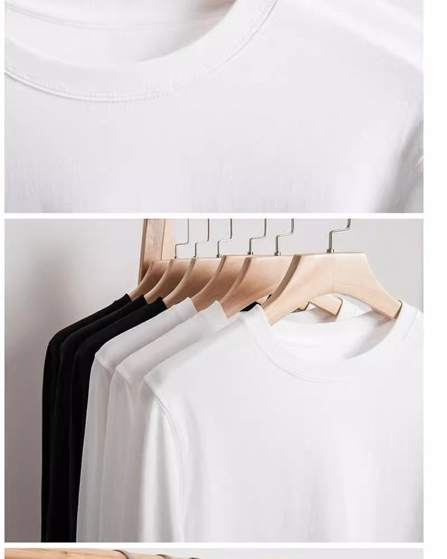 Men's And Women's All-match Cotton Long-sleeved T-shirt