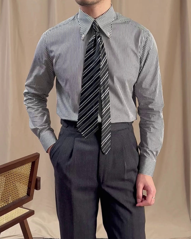 Commuter's All-matching Cotton Business Casual Long Sleeve Shirt