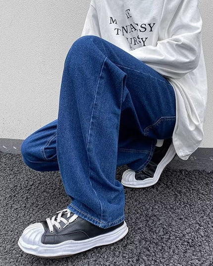 Men's Fashion Loose Straight Casual Trousers