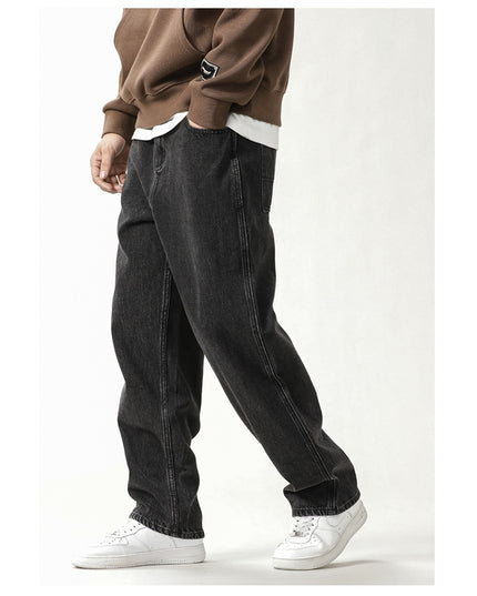 Stylish Loose Plus Size Jeans For Men