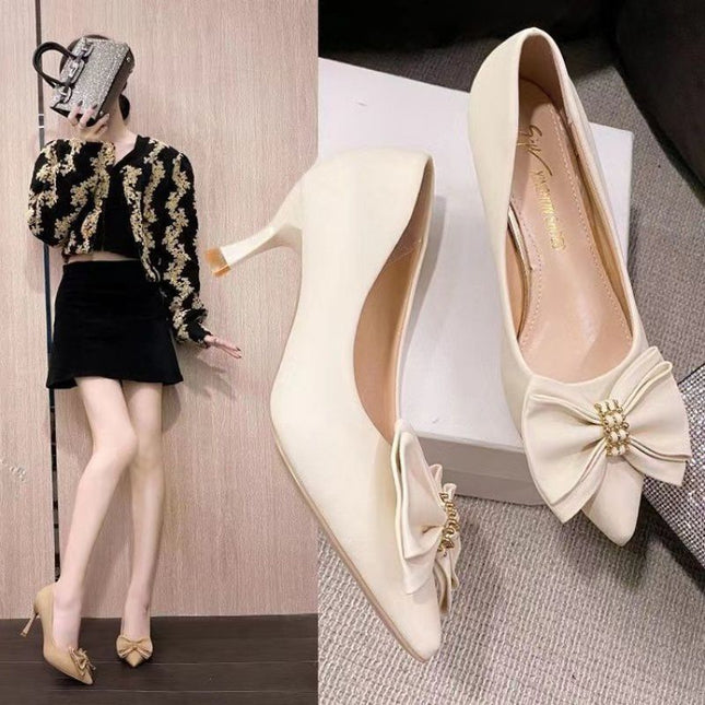 Women's Rubber Mid Heel Casual Women's Sports Shoes