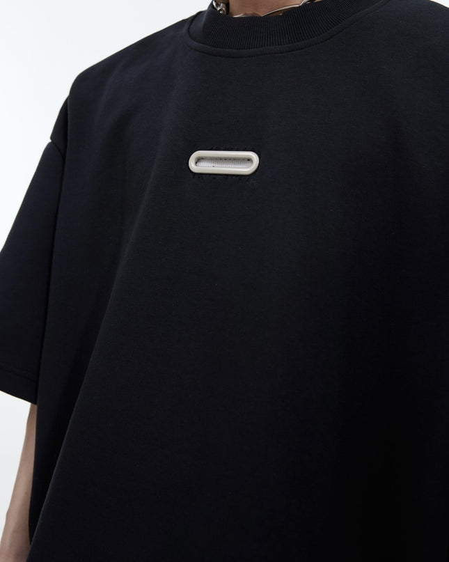 Men's Cotton T-shirt Short Sleeve Simple Loose Top