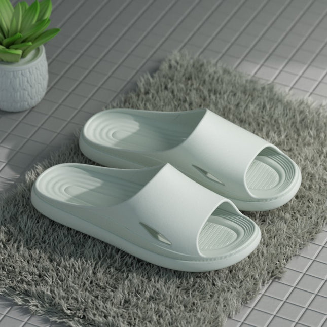 Home Sandals And Slippers For Men'S Home Indoor Non-Slip Summer Couple Thick Bottom