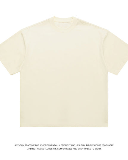 T-shirt Men's Loose Solid Color Bottoming Shirt