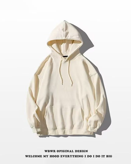 Sweater Men's Fashionable Solid Color Hooded