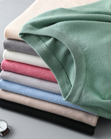 Summer Short Sleeve Men's Round Neck Thin Casual T-shirt Knitwear