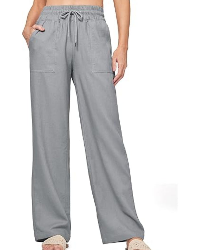 Women's Linen Wide-leg Cotton And Linen Casual Beach Summer Pants