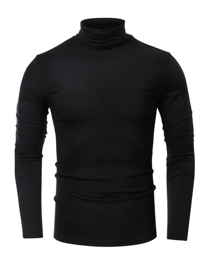 Turtleneck Men's European And American Long Sleeve T-Shirt