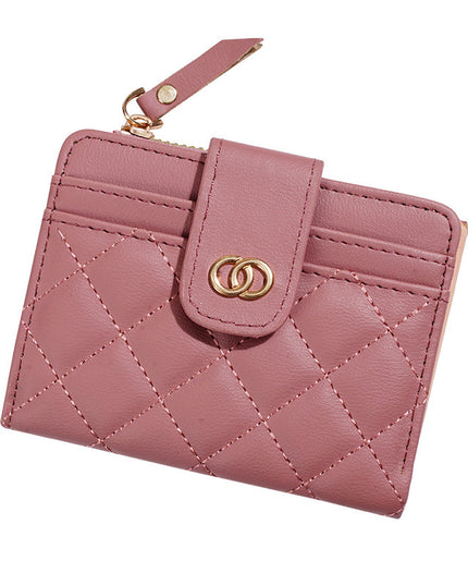 Women's Wallet Classic Style Embroidery Thread Multi-card-slot Coin Purse Women