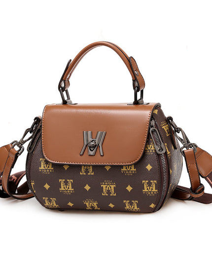 Simple Shoulder Messenger Bag Trendy Large Capacity Handbag