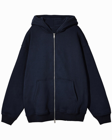 Men's And Women's Sparkling Style Zipper Cardigan Hoodie Plus Size