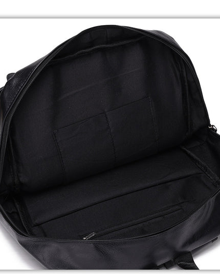 High-end Leather Texture Business Large Capacity Backpack