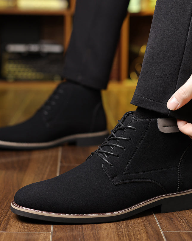 Martin Boots Men's British Style High-top Leather Shoes