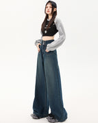 Retro Blue Trousers