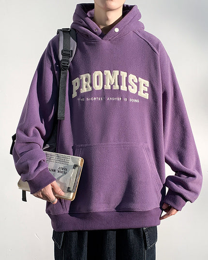 Men's Letter Printing Loose Pullover Top