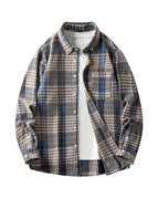 8 Blue Coffee Plaid