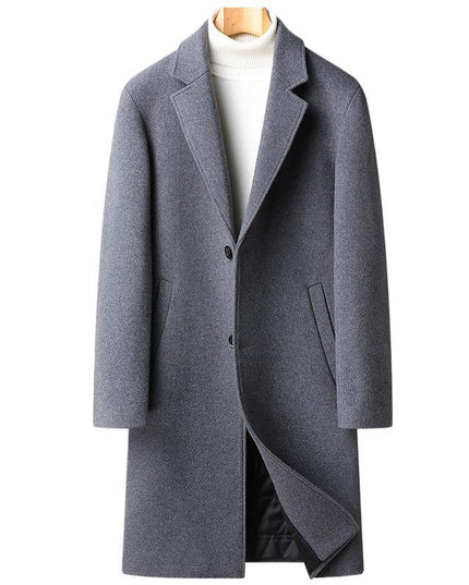 Woolen Coat Men's Business Korean Version