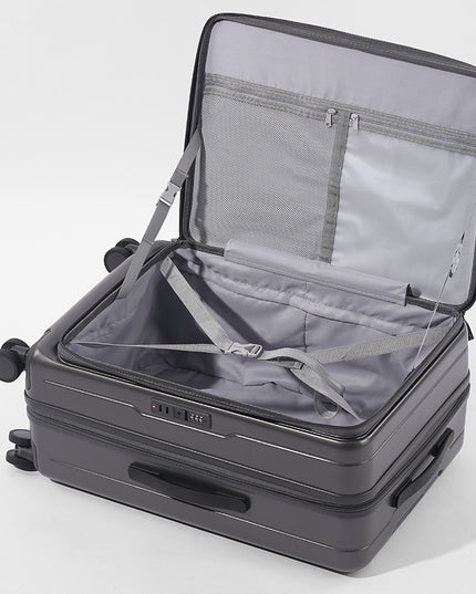 Front Open Luggage 20-inch Boarding Drop-resistant Trolley Case Extended Luggage Case