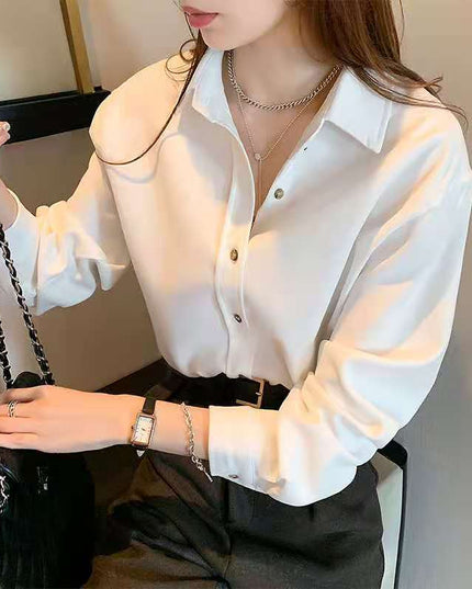 Top Corduroy Temperament Retro Hong Kong-flavored Brushed Shirt Coat