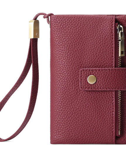 Women's Wallet Zipper Bag Clutch Anti-theft Card Swiping Bag Coin Purse