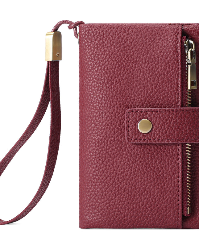 Women's Wallet Zipper Bag Clutch Anti-theft Card Swiping Bag Coin Purse