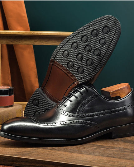 Men's Business Suits Oxford Brogue Shoes
