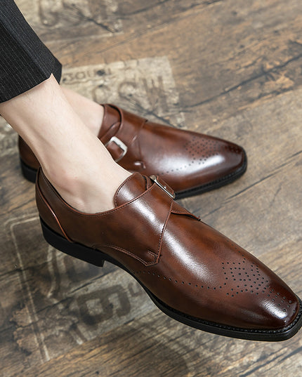 Plus Size Autumn Leisure Men's Breathable Leather Shoes