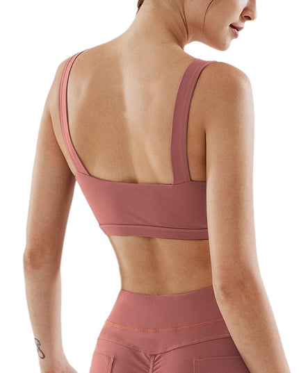 Rimless bra yoga blouse