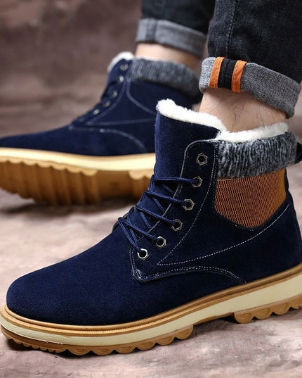 Men's Waterproof Padded High Top Martin Boots