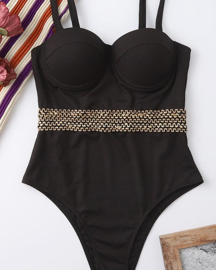 One-piece Swimsuit Hard Bag Shoulder Strap Adjustable